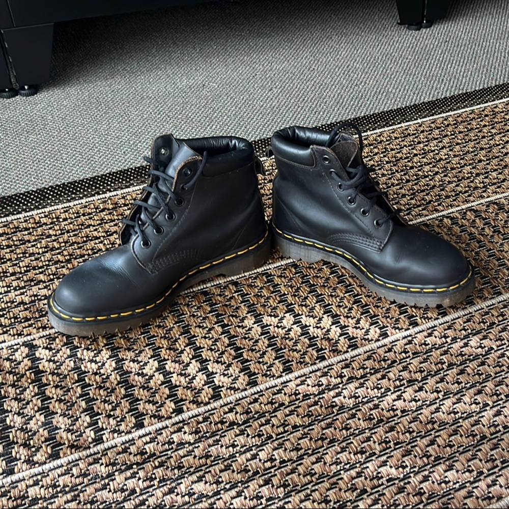 Dr. Martens Black Leather Boots - Made in England - Picture 8 of 8